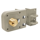 Cerradura sobreponer, puerta corrediza, clásica, derecha CS-65D