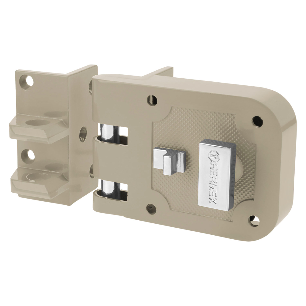 Cerradura sobreponer, puerta corrediza, izquierda, mariposa CS-60I