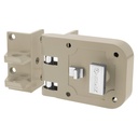 Cerradura sobreponer, puerta corrediza, izquierda, mariposa CS-60I