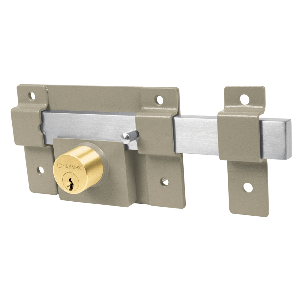 Cerradura de barra libre, doble cilindro, HERMEX CB-35
