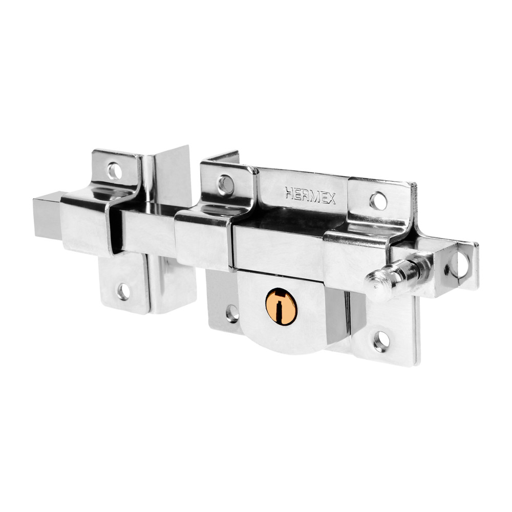 Cerradura de barra fija, izquierda, blíster, HERMEX CB-40IB