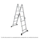 Escalera multiposición 8 peldaños, Tipo I, TRUPER ESMU-108