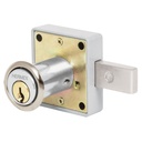 Cerradura para mueble, modelo 25, cromo, HERMEX CM-25C