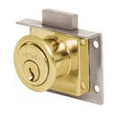 Cerradura para mueble, modelo 24, latón, HERMEX CM-24L