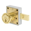Cerradura para mueble, modelo 26, latón, HERMEX CM-26L