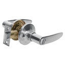 Cerradura manija 'Turín' p/baño cromo mate, cil latón CEMA-3B