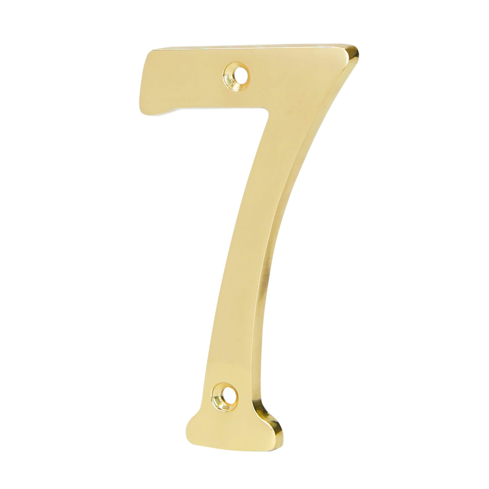 Número 7 de latón sólido 4', HERMEX NUCH-7