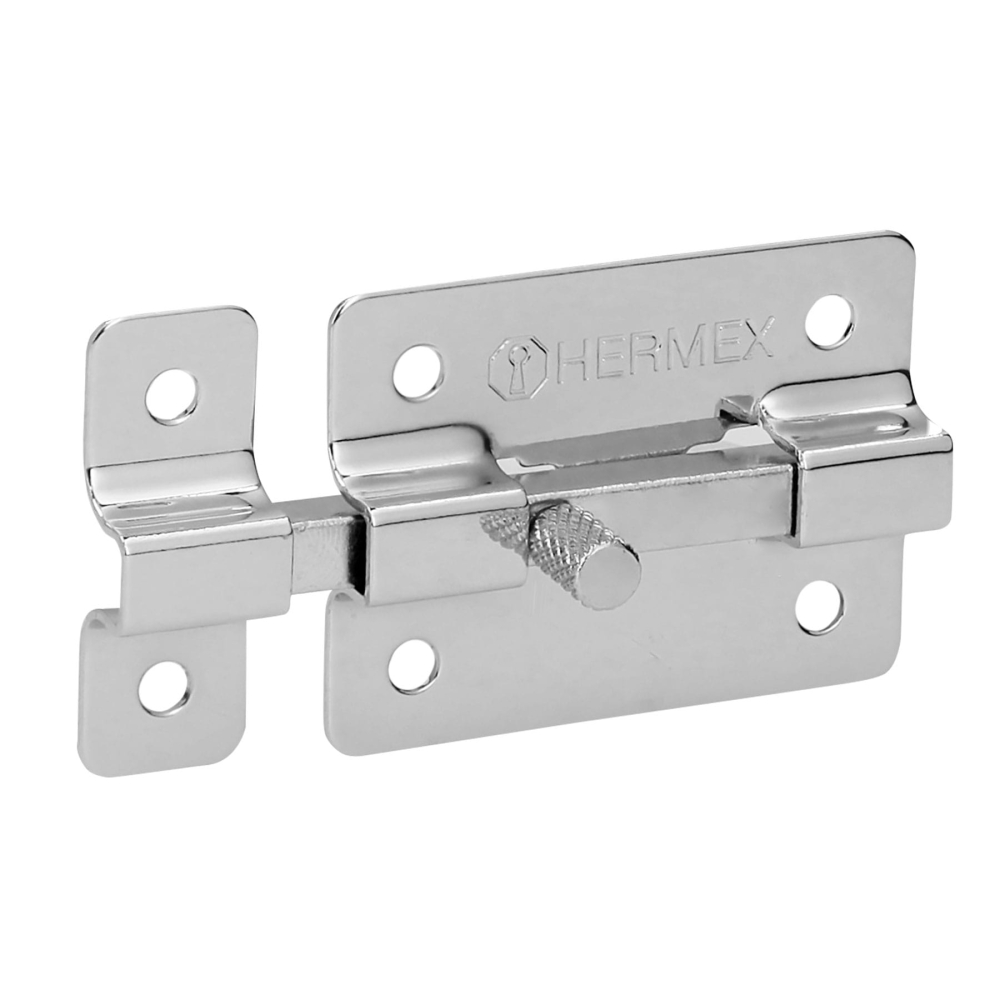 Pasador de barra plana 2' acabado cromo, HERMEX PAC-35