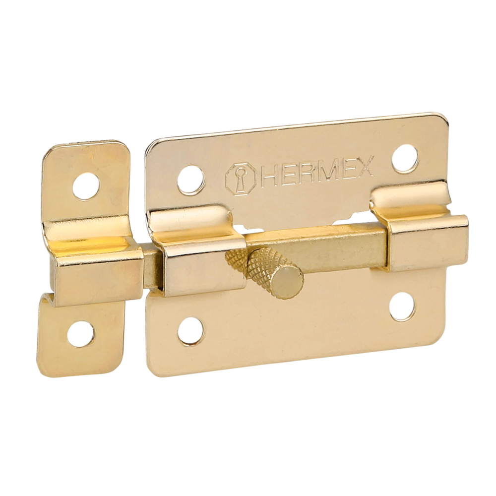 Pasador de barra plana 2' acabado latón, HERMEX PAL-35