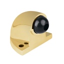 Tope tipo codo para puerta, acabado latón brillante, HERMEX TOCO-1