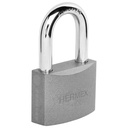 Candado de hierro 63 mm, gancho largo en blíster, HERMEX CHB-63L