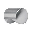 Perilla metálica estilo 'Cilindro', níquel satinado, HERMEX PER-031