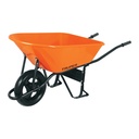 Carretilla 8 ft3 Imponchable, bastidor tubular, Truper CAR-81FF