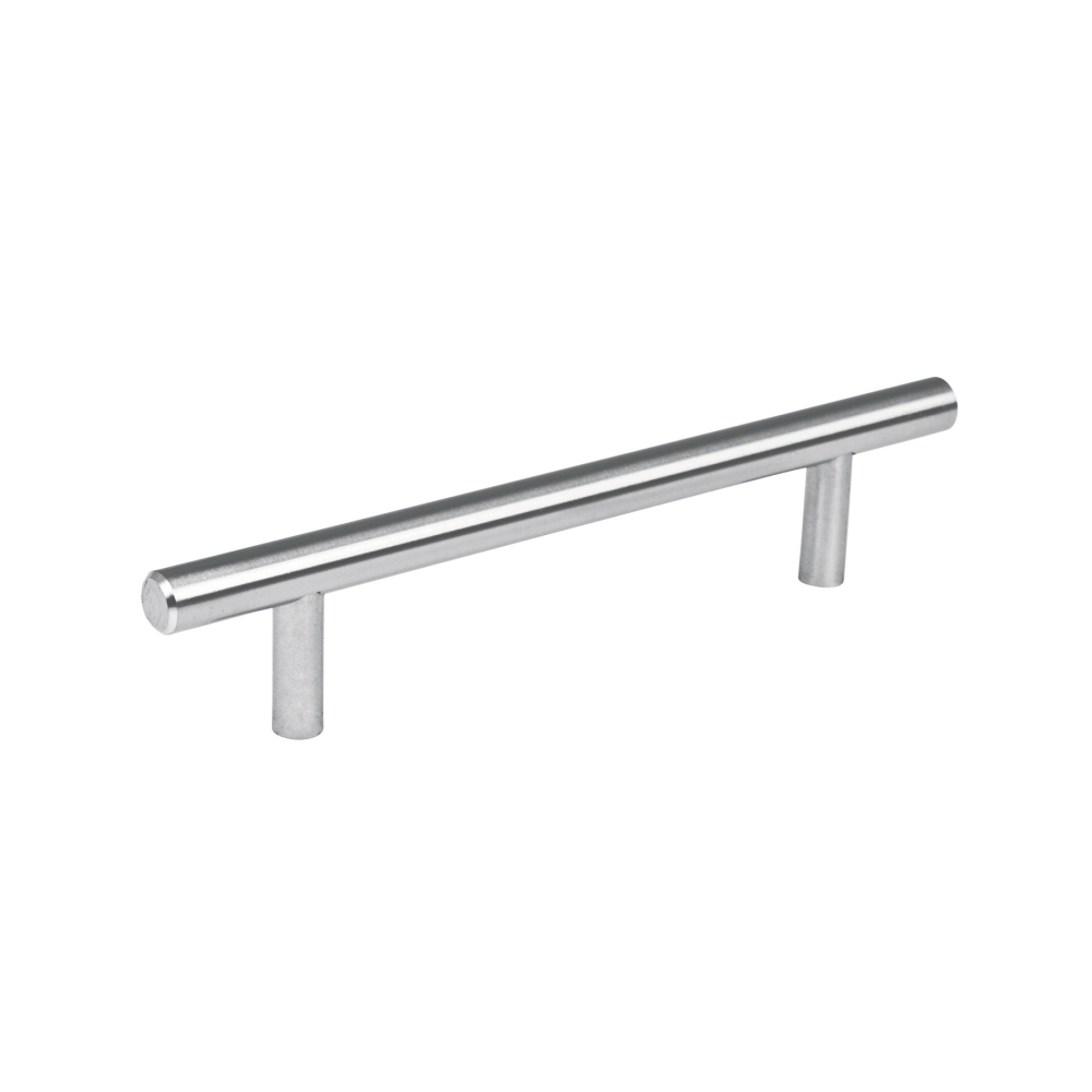 Jaladera de acero, 128mm, línea Cilindro, níquel, HERMEX JAL-0312