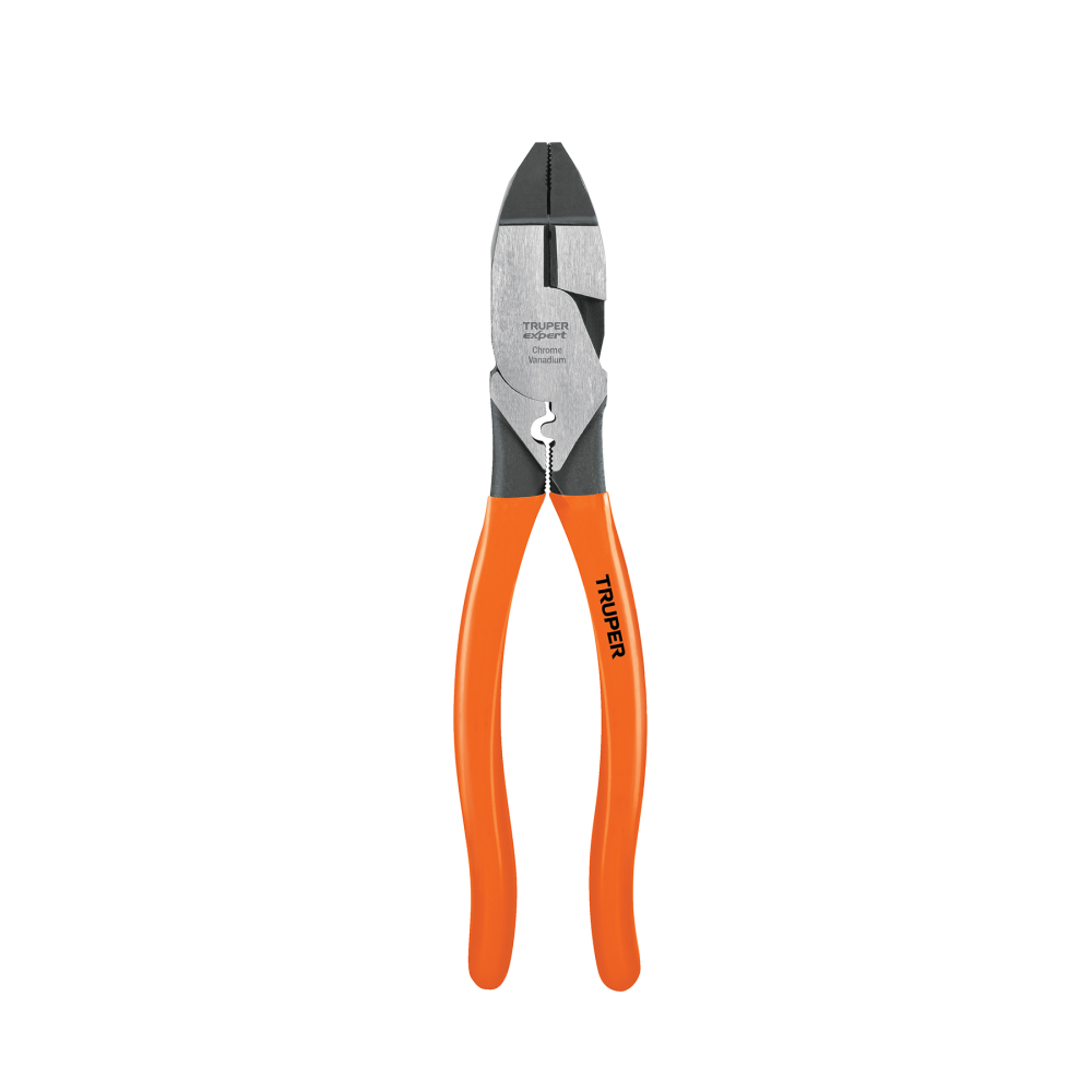 Pinza para electricista 9' c/ponchador de terminales, EXPERT T210-9X