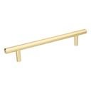 Jaladera de acero, 160mm, línea Cilindro, latón brillante JAL-0323