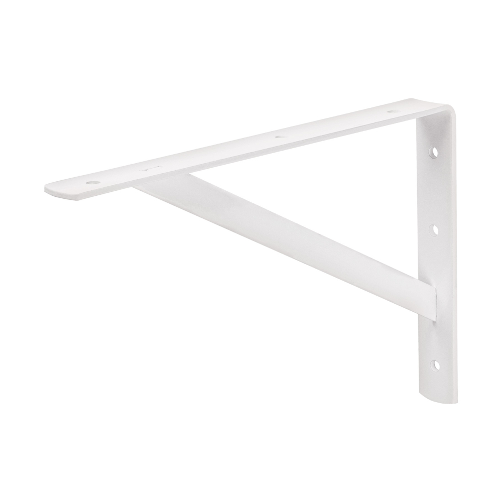 Ménsula de acero reforzada blanca 8 x 12', FIERO MER-12B