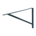 Ménsula reforzada de acero, gris, 13 x 20', FIERO MER-20G
