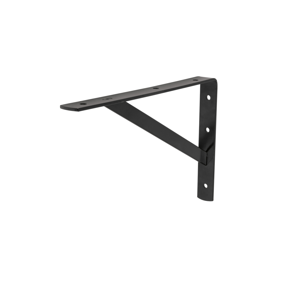 Ménsula de acero reforzada negra 8 x 12', FIERO MER-12N