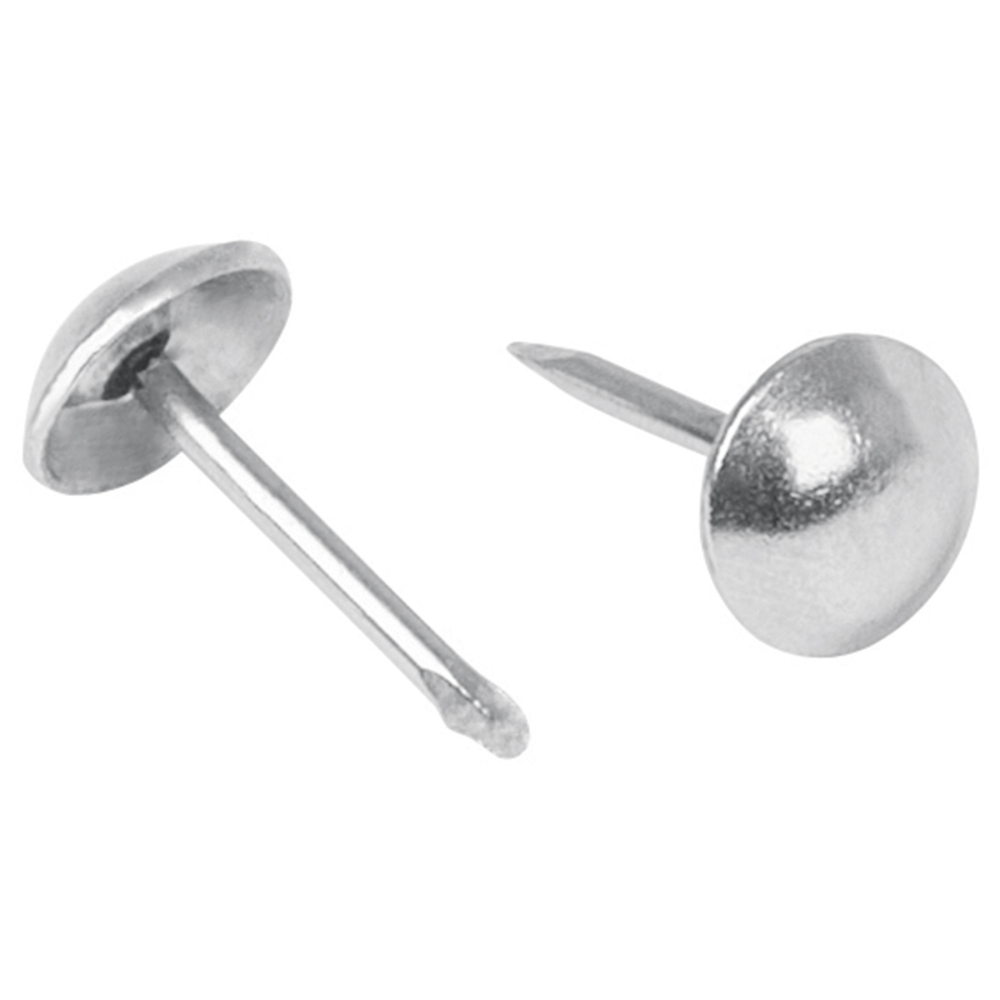 Caja con 500 clavillos niquelados de 17 mm, FIERO CLV-17N