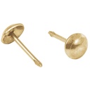 Caja con 500 clavillos dorados de 17 mm, FIERO CLV-17D