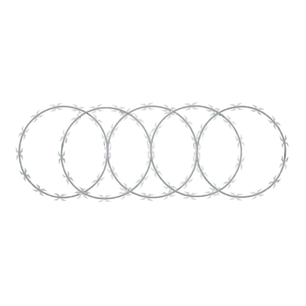 Rollo concertina máxima seguridad, 45cm diámetro x 8m, FIERO PUCO-M45