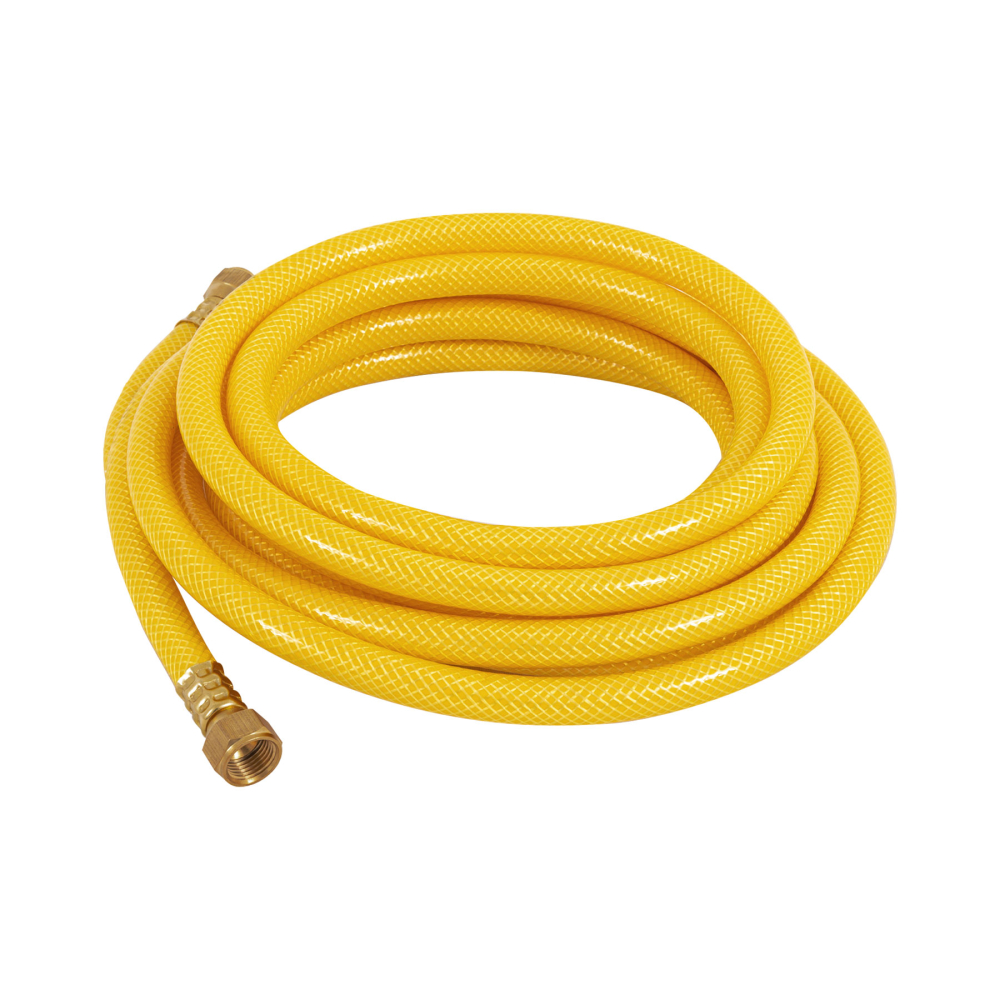 Manguera para gas, PVC amarilla, 3/8' flare,5 m, FOSET MGA-50