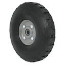 Rueda de hule sólido 10' para diablo, doble balero, Pretul RD-102