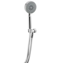 Regadera cromo de teléfono 4' con soporte, FOSET ELEMENT R-012