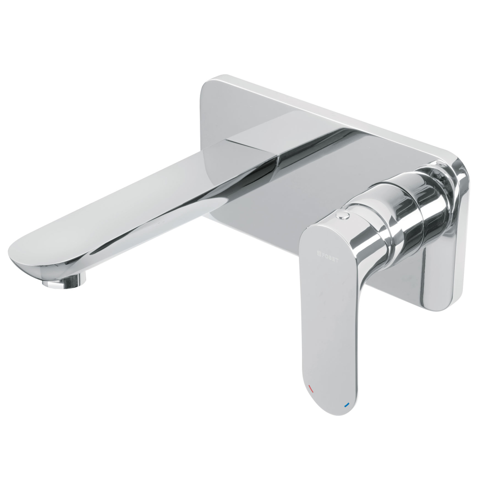 Monomando a pared para lavabo, cromo, FOSET RIVIERA RIM-92