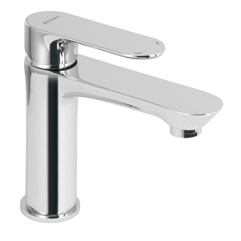 Monomando corto para lavabo, cromo, FOSET RIVIERA RIM-45