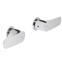 Juego manerales palanca para regadera, cromo, RIVIERA RIM-61