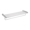 Repisa de latón portatoalla en acabado cromo, FOSET RIVIERA RIA-78