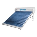 Calentador solar de agua, 20 tubos, 240L, 7 personas, FOSET CALE-20S