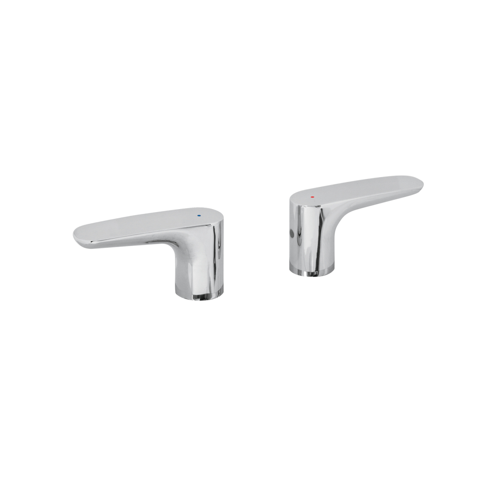 Juego manerales palanca para mezcladora, cromo, RIVIERA RIMM-01