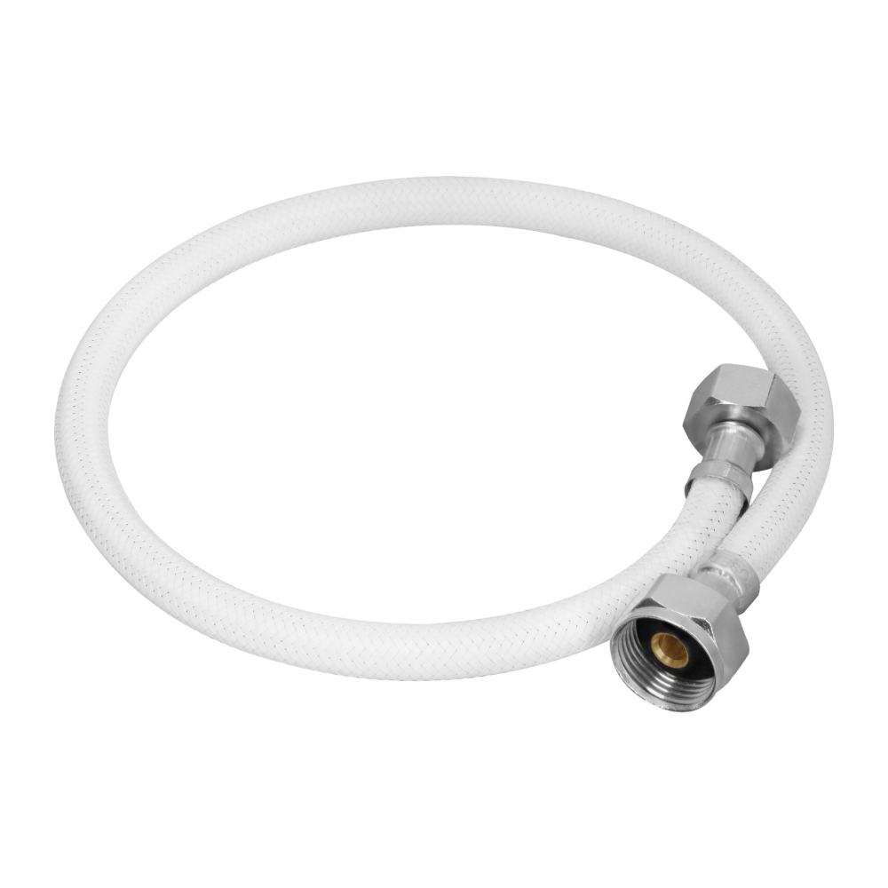 Manguera p/WC, vinilo blanco, 1/2' x 7/8', 60 cm FWC-60B