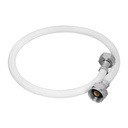 Manguera p/WC, vinilo blanco, 1/2' x 7/8', 60 cm FWC-60B
