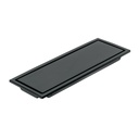 Resumidero rectangular 30x11cm reversible, negro, FOSET AQUA RS-704M