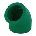 Codo 45° de PPR, 2' (63mm), FOSET CV-866