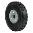 Rueda de hule sólido imponchable 9', doble balero, PRETUL RD-92