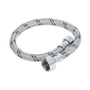 Manguera lavabo/fregadero, acero inox, 1/2' x 3/8', 40 cm FLA-40XL