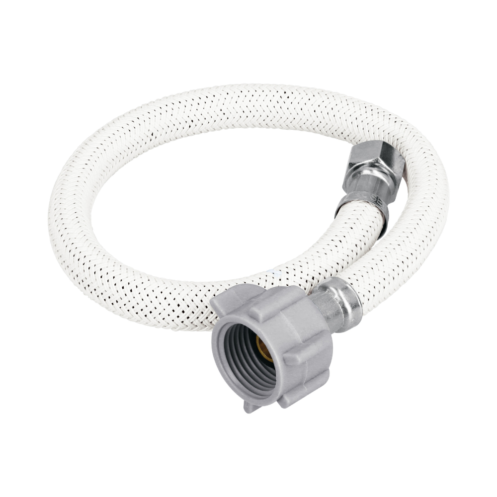 Manguera lavabo/fregadero,vinilo,1/2'x3/8',40cm, plást/lat FLA-P40VL