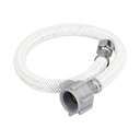 Manguera lavabo/fregadero,vinilo,1/2'x3/8',40cm, plást/lat FLA-P40VL