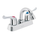 Mezcladora 4' lavabo, ABS, cuello curvo, palanca, BASIC MP-050P