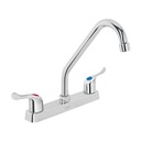 Mezcladora 8' fregadero, ABS, cuello largo, palanca, BASIC FP-318P