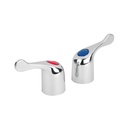 Juego de manerales de palanca p/lav-fregadero, cromo, BASIC MMP-200