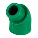 Codo 45° de PPR, 3/4' (25mm), macho-hembra, FOSET CV-872