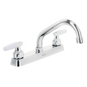 Mezcladora 8' fregadero cromo, cuello corto, cono, BASIC F-317I