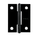 Bisagra rectangular 2 x 1-1/2', acero negro mate, HERMEX BR-206