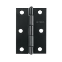 Bisagra rectangular 3-1/2 x 2-1/8', acero negro mate, HERMEX BR-356